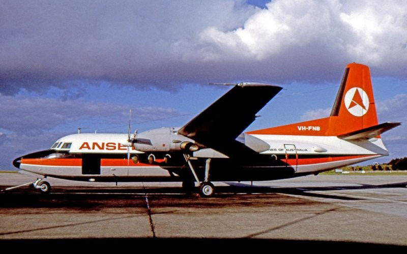 Ansett Australia Fokker F-27 VH-FNB