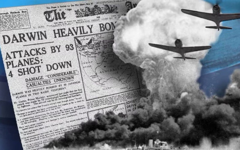 Japanese Bombing of Darwin 1942