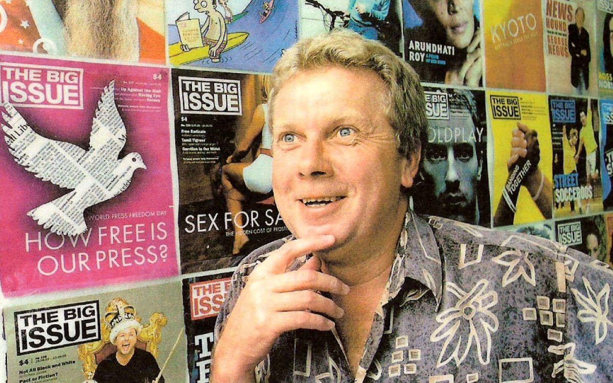 Helping the Homeless with Big Issue Magazine in Brisbane