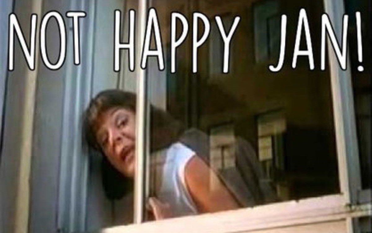 “Not Happy, Jan”: Yellow Pages Ad