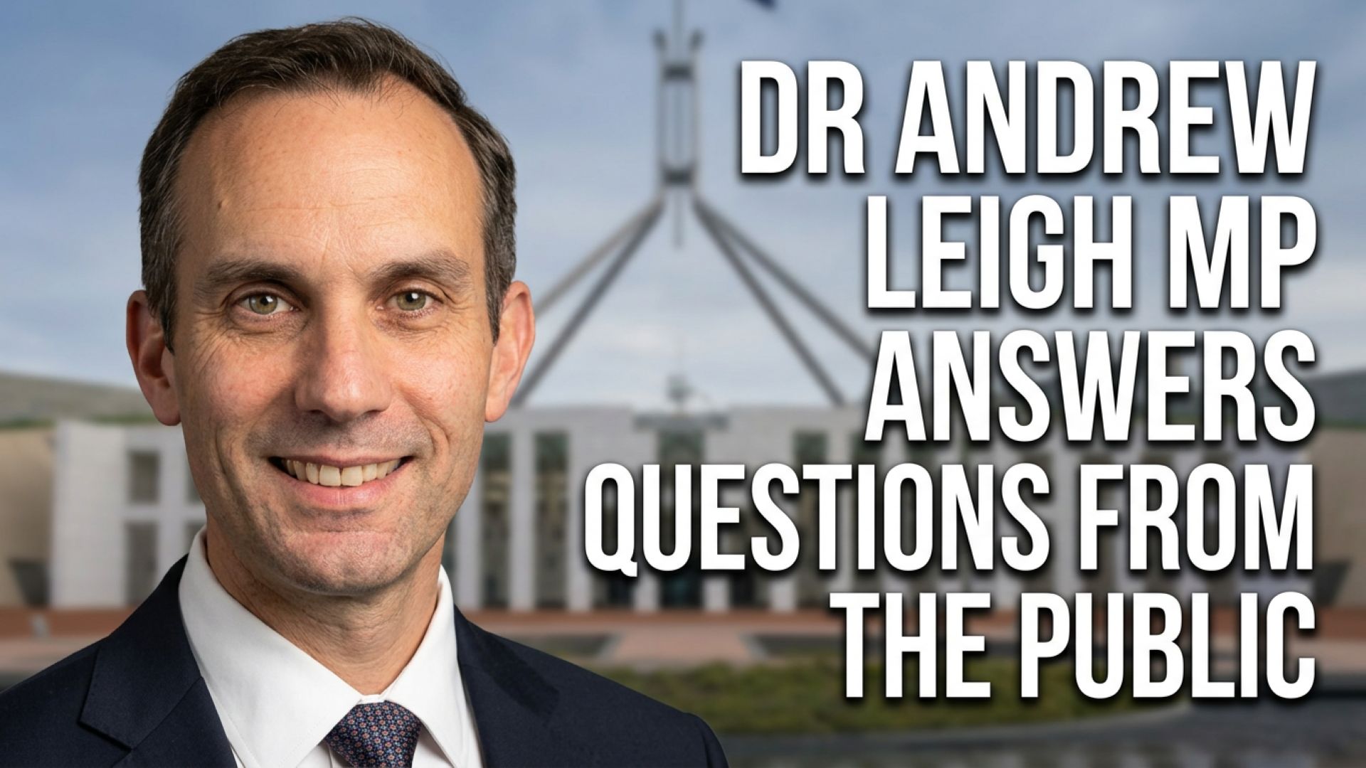 Video Interview with Dr Andrew Leigh MP, Australia’s Assistant Minister for Productivity, Competition, Charities & Treasury