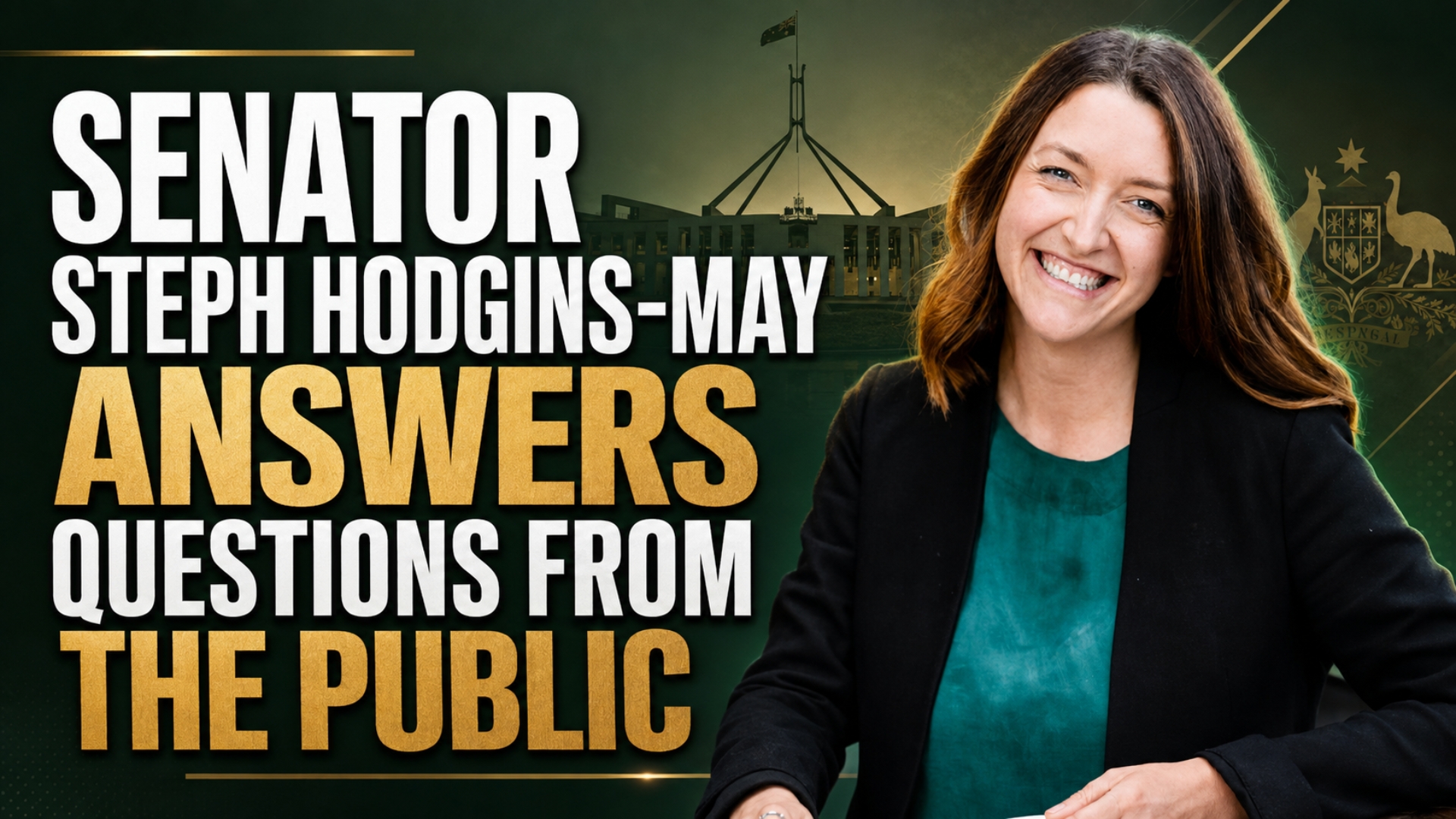 Community Forum with Senator Steph Hodgins-May