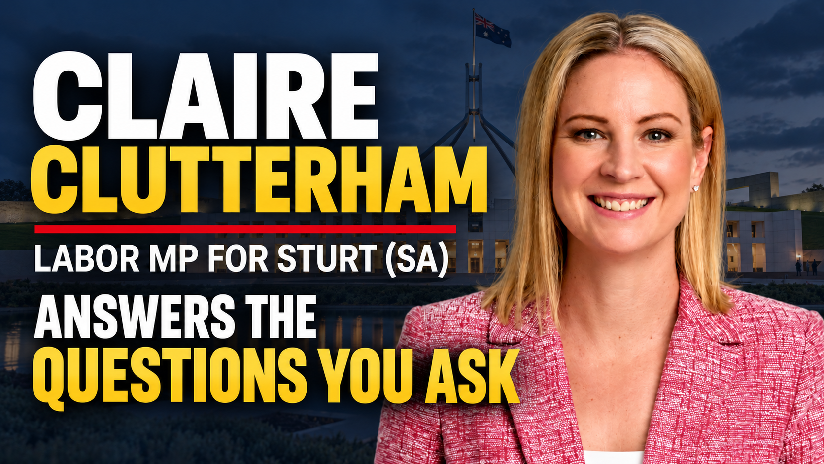 Community Forum: Claire Clutterham MP, Federal Labor Member for Sturt (SA)