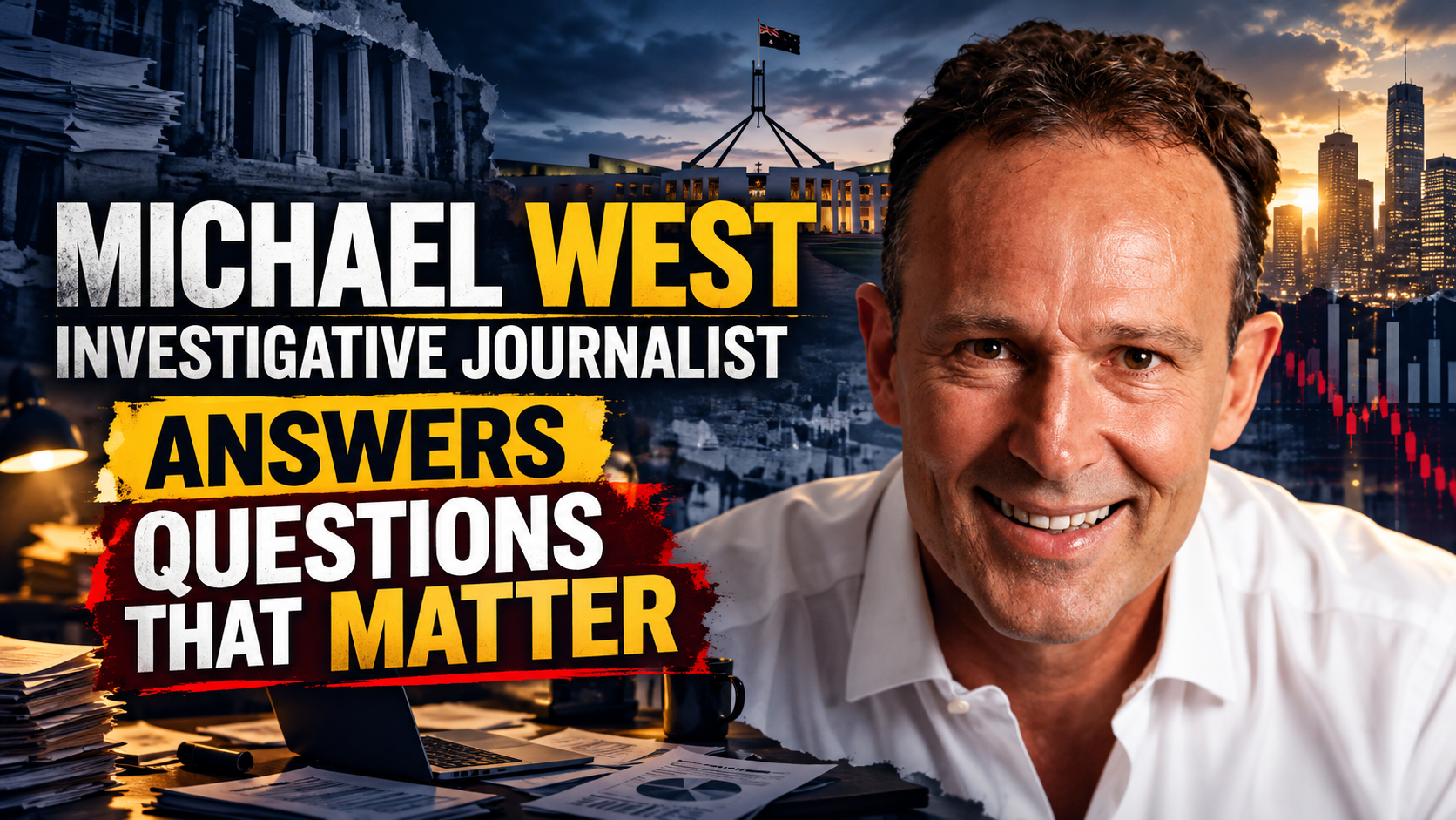 Community Forum: Michael West, Investigative Journalist