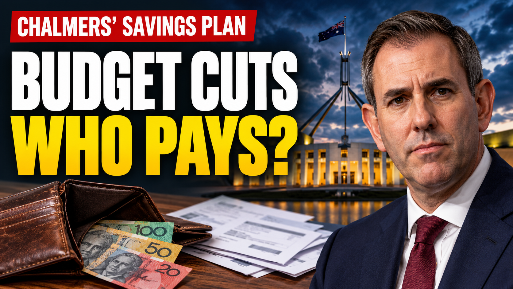 Jim Chalmer’s Budget Savings: Who Pays the Price?