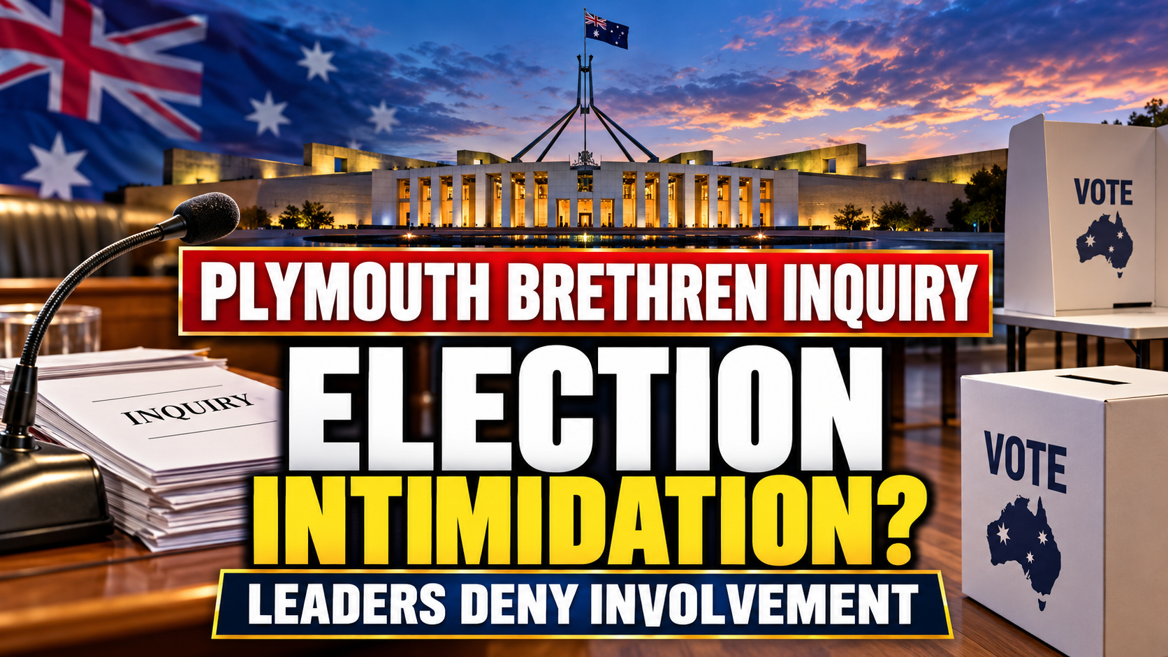 Plymouth Brethren Inquiry: Election Intimidation Claims Explained