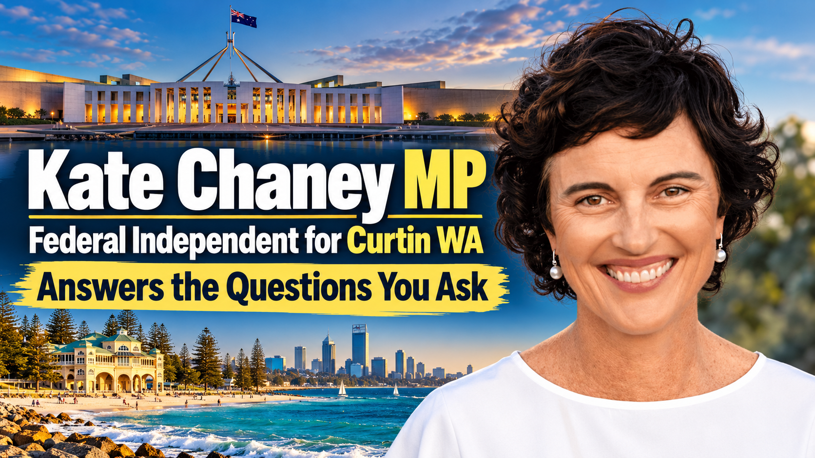 Community Forum: Kate Chaney MP, Federal Independent for Curtin (WA)