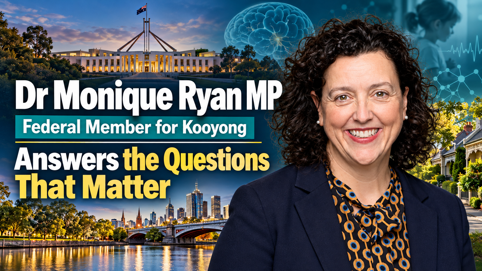 Community Forum: Dr Monique Ryan MP, Independent Federal Member for Kooyong (VIC)